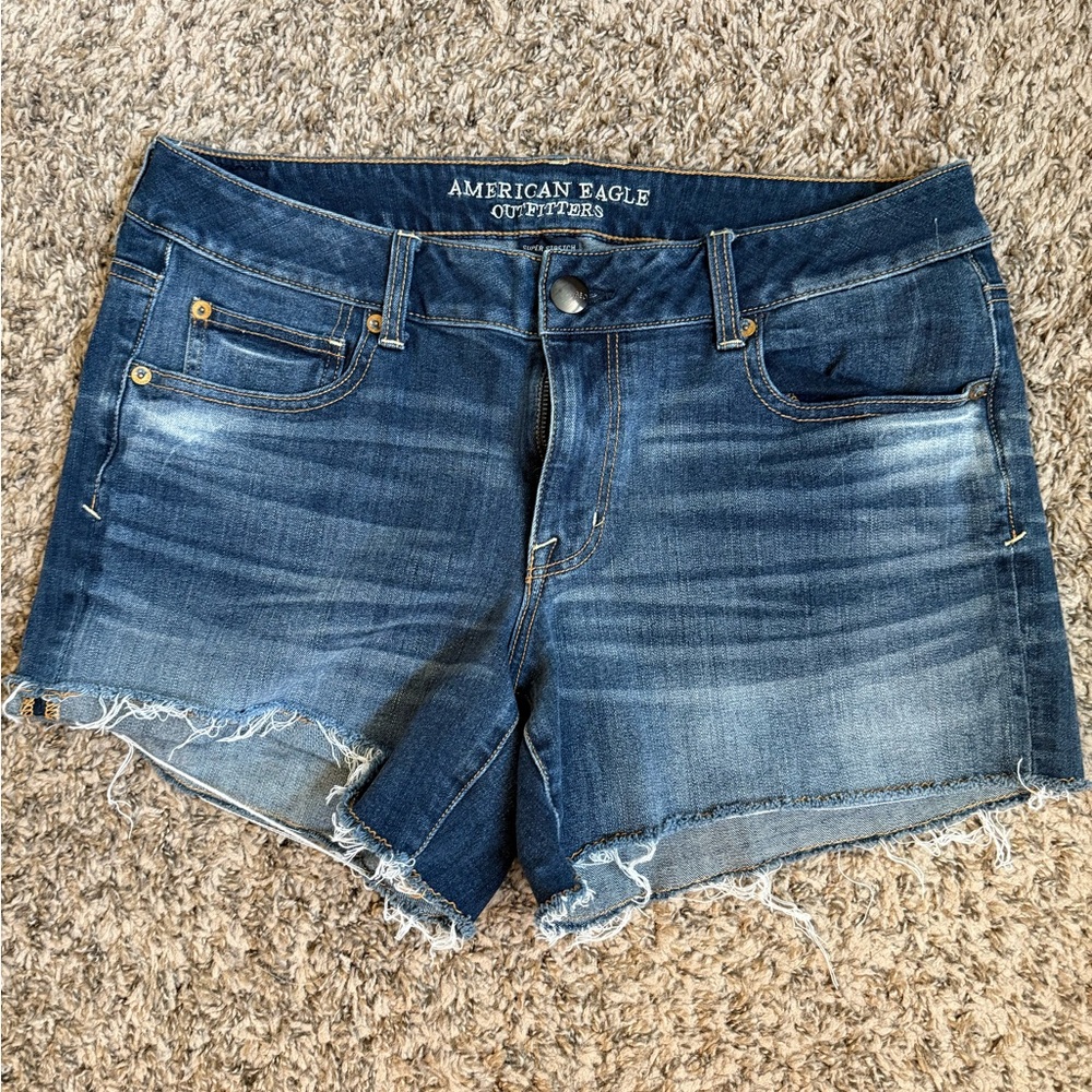 American Eagle Outfitters Dark Blue Jean Shorts